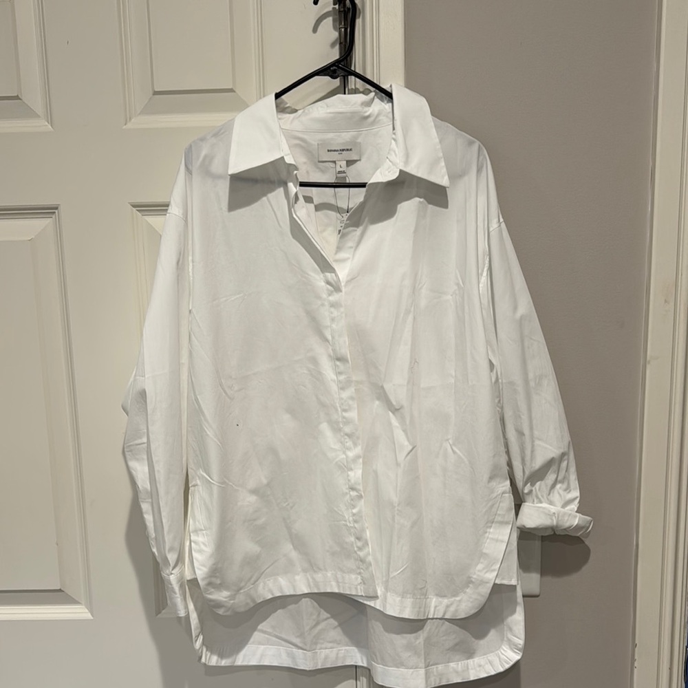 Banana Republic Crisp White Shirt